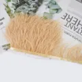 Ribete de plumas de avestruz cinta DIY disfraz costura artesanía boda 8-10cm - 29