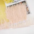 Pink ostrich feather trim 10-13cm craft apparel accessory for DIY sewing decoration - 52