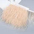 Ostrich feather trim ribbon for garment sewing DIY craft wedding dress skirt decoration - 52