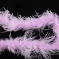 Light purple ostrich feather boa for DIY crafts, apparel cuffs and collar trim! - Light Purple (Long Single Layer)