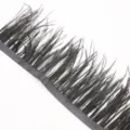 Black ostrich feather trim 8-10cm for DIY crafts dress cuffs apparel decoration parts. - Black (Model 038)