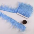 Γαλάζια κορδέλα φτερού DIY αξεσουάρ ρούχων νυφικό ραπτική διακόσμηση χειροτεχνίας. - Ανοιχτό Γαλάζιο