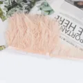 Ribete de plumas de avestruz con cinta para costura de vestido de novia DIY y manualidades. - 92