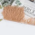 Cinta de flecos de plumas de avestruz para costura de vestido de boda manualidades DIY - 97