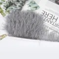 Ribete de plumas de avestruz grises con cinta para vestidos de novia y decoración de disfraces. - 100