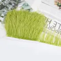 Cinta de flecos de plumas de avestruz verdes para vestido de novia DIY accesorios de costura. - 109