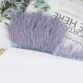 Cinta de flecos de plumas de avestruz para vestido de novia DIY costura decoración de disfraces - 112
