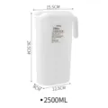 Πλαστική κανάτα κρύου νερού 2500ml μεγάλη χωρητικότητα για σπίτι ανθεκτική στη θερμότητα - 2500 ml