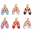Kleurrijke ballet schoenen legering strass hangers voor DIY sieraden maken kettingen. - Balletschoenen / 25*17mm / Willekeurig Gemengde Kleuren