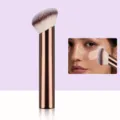 Draagbare intrekbare foundation kwast met dop, Kabuki make-up tool voor een vlekkeloze basis make-up. - Vinger-buikvorm Foundationborstel