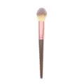 Single makeup brush soft bristles highlighter blush brush cosmetic tool brown handle - Brown Highlighter Brush