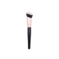 Angled contour makeup brush with black handle and soft synthetic bristles for flawless base. - Angled Foundation Brush