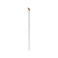 Witte schuine eyeliner kwast, precisie make-up tool voor fijne ooglijnen, wenkbrauwen en details. - Porseleinwit Platte Schuine Sikkelvormige Eyelinerborstel