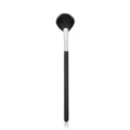 Professional black fan makeup brush, soft animal hair highlighter and blush brush for face. - Goat Hair Fan Highlighter Brush