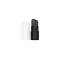 Mini silicone lip brush with clear dust cover portable makeup tool for lipstick and gloss - Silicone Lip Brush / Black