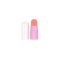 Mini portable lip brush with dustproof cover, cute pink pocket makeup tool for lipstick tint. - Soft Hair Lip Brush / Pink