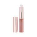 Draagbare siliconen lippenborstel met roségouden etui, zachte tool voor lippenstift. - Kristallen Handvat (Met Deksel)