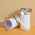 10pcs makeup brush set with white leather holder soft powder eyeshadow cosmetic beauty tool - Zero Degree Original Style / Set/Pack With White Cylinder