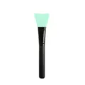 Silicone face mask brush, mint green soft head with black handle for mud mask application SPA. - Black Handle Green Head