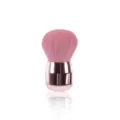 Pink mushroom loose powder brush large soft makeup brush for daily face makeup and setting. - Rose Gold