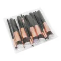 14pcs black handle rose gold makeup brush set professional cosmetic tools for daily use - 14-Brush Collection (Black)