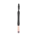 Pinceau de maquillage double embout avec goupillon et brosse à sourcils, outil cosmétique. - Pinceau à Paupières & Peigne à Cils Double