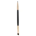 Pinceau maquillage double embout variante avec manche noir et ferrule doree de precision. - Pinceau Double Extrémité Sourcils et Eyeliner