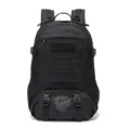 Zaino tattico nero grande capacità impermeabile campeggio trekking escursionismo uomo. - 36-55L / Nero