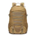 Zaino tattico resistente in khaki, design impermeabile di grande capacità per trekking. - 36-55L / Sabbia