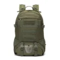 Zaino Tattico Verde Militare Grande Capacita Impermeabile Escursionismo Campeggio Borsa - 36-55L / Verde militare