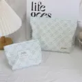 Light Green White Floral Set