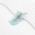 Süße blaue Katzen Haarspange, schicker Acryl Entenschnabel Clip für Damen und Mädchen Styling. - Himmelblau