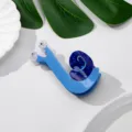 Blaue Acetat Schnecke Haarspange süße Tier Haarklammer für Damen Mode Accessoire - Blau