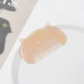 Koreanische minimalistische Katzenohr Acetat Haarkamm antistatische süße Retro Styling Haarkamm - Hautfarben