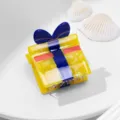 Acetat Haarklammer Geschenkbox Form gelb blau Haarklammer Haarschmuck für Frauen Alltag - Gelb