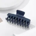 Blaue Jeansmuster Haarklammer Acetat große Haifischklaue Haarschmuck für Damen Styling - Langzahnige Haarklammer / Dunkelblau