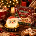 Weihnachtsmann-Anti-Stress-Spielzeug in einer festlichen Überraschungs-Geschenkbox - Weihnachtsmann / Mit Käfig (Ohne individuellen Farbkasten)
