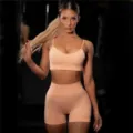 Set fitness senza cuciture reggiseno sportivo e pantaloncini da yoga per palestra donna. - viola taro