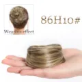 Chignon postiche synthétique en donut pour coiffure bouclée couleur 86H10# naturel volume - 86H10