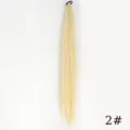 Synthetic hair extension braid ponytail 65cm long detail view, perfect for daily styling. - Color Code 2 (Single Pack)
