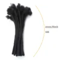 Extension Dreadlocks Afro Sintetiche Trecce Capelli Neri 20cm 8pollici 44g Accessorio Stile - 8 Pollici (10 Pezzi/Confezione) / 1B (Nero Naturale)