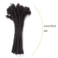 Extension di dreadlocks sintetici neri 20cm 8inch 44g 10 pezzi per acconciature afro. - 8 Pollici (10 Pezzi/Confezione) / 4 (Marrone Scuro)