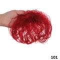 Capello finto riccio rosso, parrucca corta leggera e traspirante, variante 101. - Stile Regolare (101) / Rosso