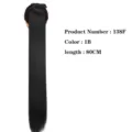 Larga extensión de coleta de caballo lisa negra, 80cm fibra sintética para mujeres. - Negro Natural 1B