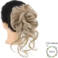 Chignon sintetico con molletta ciocche lunghe biondo 27/613 stile disordinato - Misto Biondo Rosso (27/613)
