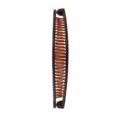 Wavy dark brown banana hair clip comb for bun styling - Large (15cm) / Solid Coffee