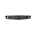 Korean style wavy black flat double side hair comb clip for elegant hair styling - Large (15cm) / Black