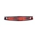 Tortoise shell plastic banana hair clip with wavy teeth comb - Large (15cm) / Tortoiseshell