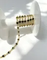 DIY Catena Cuore Nero Oro Zircone Gioielli Accessori Collana Fermaglio Componente - 4.5*4.5mm / Oro-Zircone Nero
