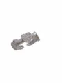 Bague tendance en zircone cœur argenté, bijou de mode réglable plaqué cuivre style chic. - Bague / Argent